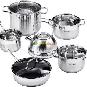  Zepter Stainless Steel 12 Piece Cookware Set ️ in Ethiopia
