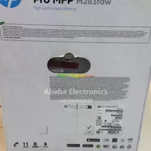Brand With Carton HP Color LaserJet Pro MFP M283fdw HP Color LaserJet Pro Wireless All-in Price in Ethiopia