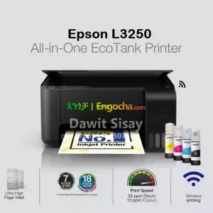 Epson EcoTank L3250 A4 Wi-Fi All-in-One Ink Tank Printer Price in Ethiopia