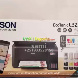 Epson EcoTank L3250 Paper size A4 Conectivity Wi-Fi, RJ45 and printer cableBlack 8100 pag Price in Ethiopia
