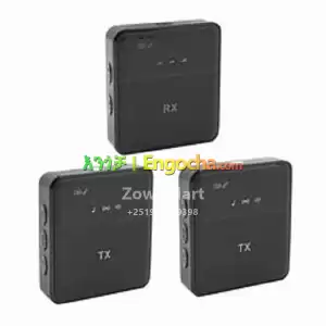 3 in 1 SX9 Mini Wireless Microphone Lavalier Condenser Collar Mic in Ethiopia