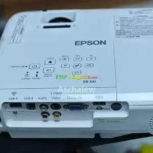 Brand NEWEPSON ProjectorWith Bag and Remote Model name:  EB-x31Hardware interface: VGA, U Price in Ethiopia