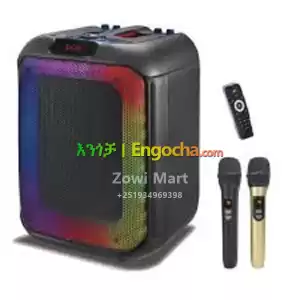 RX258 Cube PA Speaker 12" Bluetooth 2 x Wireless Mic in Ethiopia