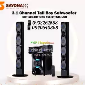 Sayona hometheatre system3.1ch speaker with usb/sd/digital fm/remotecontrled display/blue Price in Ethiopia