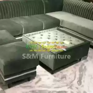 shinny day bed sofa with table and 2 boxes. Price in Ethiopia