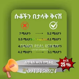 Temer Real Estate Shop for sale Price in Ethiopia