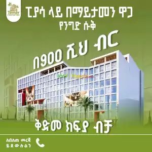 Temer Real Estates Shop for Sale Price in Ethiopia