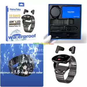 Haino Teko 12 Smart Watch and Earbuds Price in Ethiopia