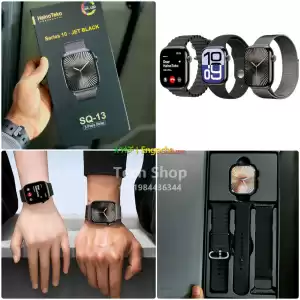 Hanio Teko Jet Black Sq13 Smart Watch in Ethiopia