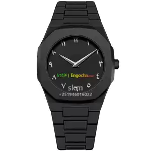 Luxury Arabic Numeral Watch – 9 Color Variants | Minimalist & Stylish Price in Ethiopia