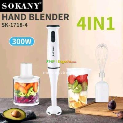 sokany 4 in 1 hand blender