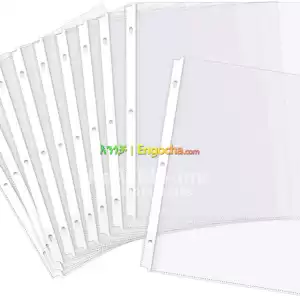 A4 Sheet Protectors – 100-Page Clear Pp With 11-Hole Loose-Leaf in Ethiopia
