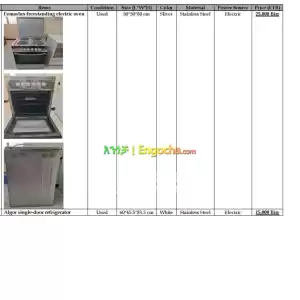 Femaslux freestanding 4 electric oven in Ethiopia