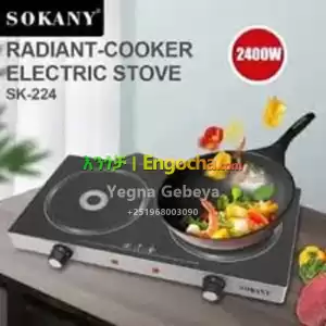 SOKANY Radiant Cooker Electric Stove SK-224 in Ethiopia