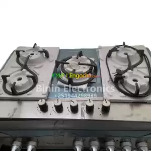 built in cabinet Stoves 90.cm 5-Gas Cookers Price in Ethiopia
