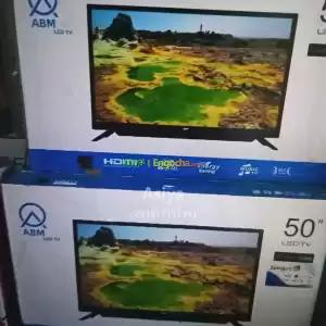 ABM 50 inchi double glass smart 4k 2024 tv in Ethiopia