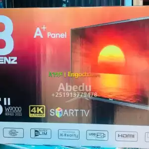 BENZ 55 inchi double glass smart 4k 2024 tv in Ethiopia
