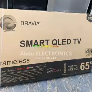BRAVIA 65 INCH SMART 4K QLED TV in Ethiopia