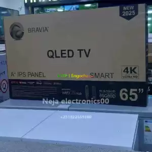 Bravia tv 65inch Smart 4k QLED Tv Deliver in Ethiopia
