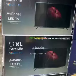 EXtra Life 43 inchi double glass smart 4k 2024 tv in Ethiopia