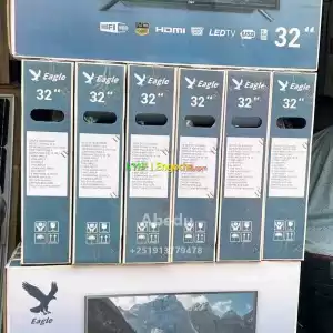 Eagle 32 inchi double glass 4k 2024 tv in Ethiopia