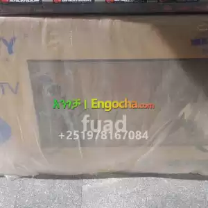 GOLDY 55 inchi double glass smart 4k 2024 tv in Ethiopia