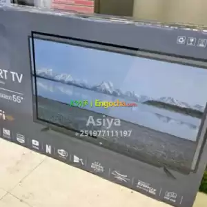GSDA 55 inchi double glass smart 4k 2025 tv in Ethiopia
