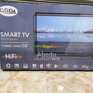 GSDA 55 inchi double glass smart 4k 2024 tv in Ethiopia