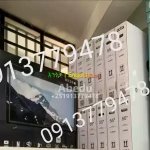 GSDA 65 inchi double glass smart 4k 2024 tv in Ethiopia
