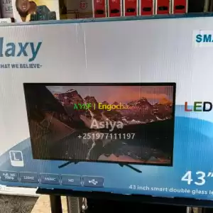 Gallaxy 43 inchi double glass smart 4k 2025 tv Price in Ethiopia