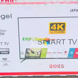 Googel 43 inchi double glass smart 4k 2025 tv Price in Ethiopia