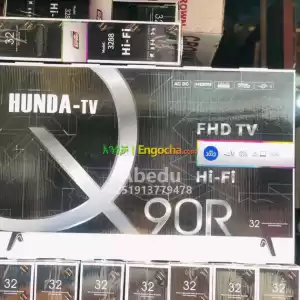 HUNDA 32 inchi double glass smart 4k 2024 tv in Ethiopia