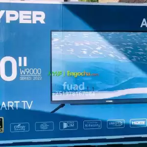 HYPER 50 inchi double glass smart 4k 2024 tv in Ethiopia