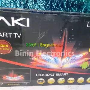 Haki tv 65in LED TV SMART UHD 4K Free deliver Price in Ethiopia