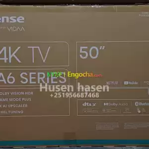 Hisense 50" Class A6 Series LED 4K UHD Smart Google TV in Ethiopia