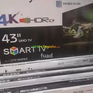 Infinity 43 inchi double glass smart 4k 2024 tv in Ethiopia