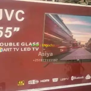JVC 55 inchi double glass smart 4k 2025 tv Price in Ethiopia