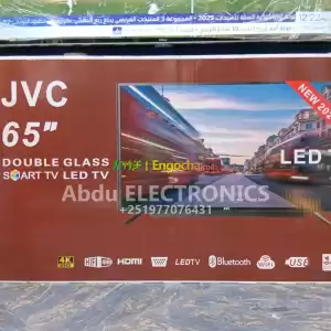 JVC 65 INCH DOUBLE GLASS SMART 4K UHD TV in Ethiopia
