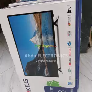 KEG 43 INCH DOUBLE GLASS SMART 4K UHD TV in Ethiopia