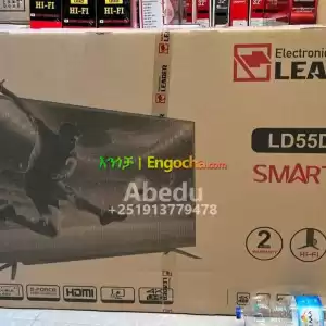 LEADER 55 inchi double glass smart 4k 2024 tv in Ethiopia