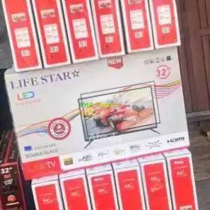 LIFE STAR 32 inchi double glass 4k 2024 tv in Ethiopia
