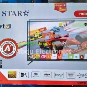 LIFE STAR 43 INCH DOUBLE GLASS SMART 4K TV in Ethiopia