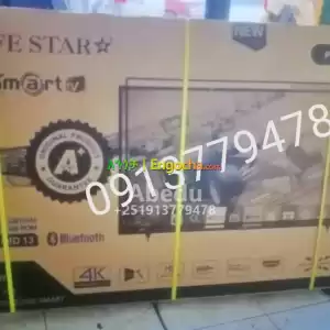 LIFE STAR 75 inchi double glass smart 4k 2024 tv in Ethiopia