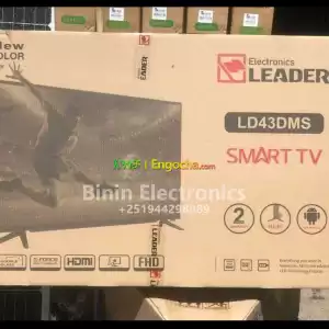 Leader Tv 43in 4K SMART TV deliver Price in Ethiopia