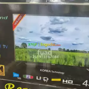 Legend 43 inchi double glass smart 4k 2024 tv in Ethiopia