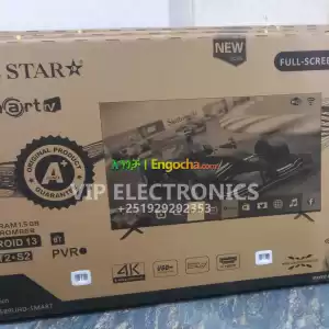 Lifestar 75 inch smart 4k android 13.0 new tv in Ethiopia