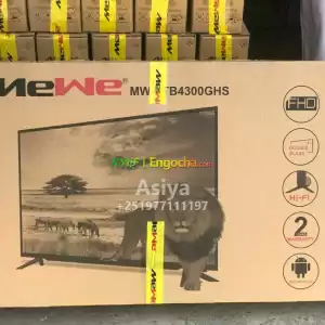MEWE 43 inchi double glass smart 4k 2025 tv Price in Ethiopia