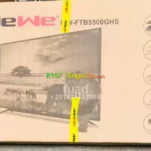MEWE 55 inchi double glass smart 4k 2024 tv in Ethiopia