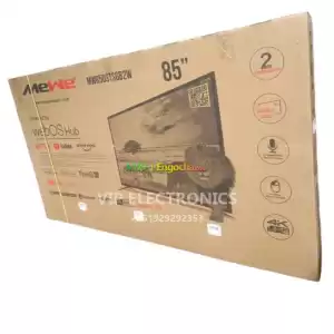 MEWE TV 85 INCH TV SMART 4K UHD ANDROID 13.0 WeboS HUb in Ethiopia