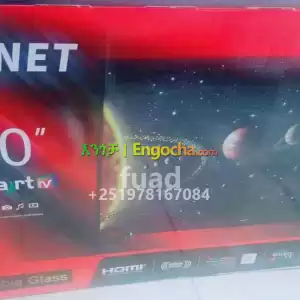 PLANET 50 inchi double glass smart 4k 2024 tv in Ethiopia